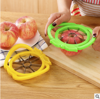 Fruit organ apple slicer cut fruit knife stainless steel division nuclear device extra function peeling