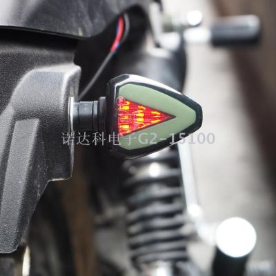 Manufacturer direct-selling motorcycle refitted turn signal lamp LED turn lamp new 3 line with turn Angle lamp