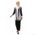 Summer New Long-Sleeved Women's Suit Muslim Women's Wear Arab Robe Two-Piece Set Clothes for Worship Service Cross-Border Supply Wholesale Delivery