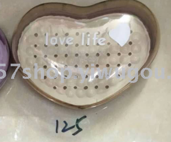 Heart-shaped soap box 125