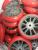 Luggage wheel plastic wheel PU wheel bearing wheel bright red wheel towing wheel roller skating wheel flat wheel