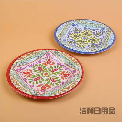 Resistant to drop thickstained imitation dense amine small plate multicolor snack dish household bone dish restaurant cold dish