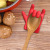 Creative and practical kitchen gadgets finger shape pot cover overflow proof lifting spoon rack