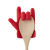 Creative and practical kitchen gadgets finger shape pot cover overflow proof lifting spoon rack