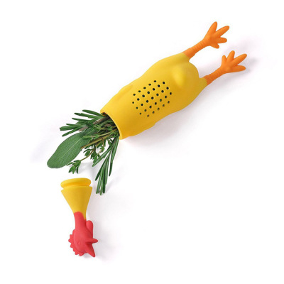 Crock coq silicone scream chicken cooking package spice box seasoning container kitchen gadget color box