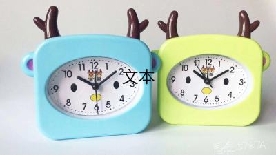 New Cartoon Cute Cute Deer Alarm Clock Creative Lazy Student Little Alarm Clock