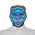 El luminous mask full face light-emitting mask voice-activated mask for parties
