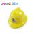 Yellow Fire Hat PVC Material Custom Printed Logo Holiday Event Party Hat Factory Direct Sales