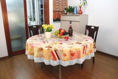 Lace PVC Plastic Non-Woven Fabric Composite Tablecloth Tablecloth Plastic Table Cloth