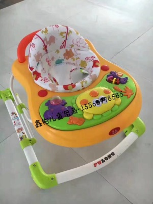 Baby car rollover multifunctional child baby walker 7-18 months to learn driving music