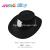 Flocking Police Cowboy Hat PVC Material Customized Printing Logo Factory Direct Sales Party Gathering Festival Activity Hats