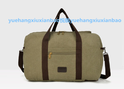 Spot hot selling multi-functional canvas leisure bag double back shoulder bag handbag money cents