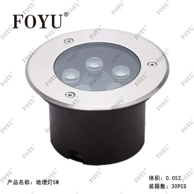 Foyu Shunjiu Lighting Led Underground Lamp round Outdoor Landscape Lamp Underground Spotlight Waterproof Corner Lamp
