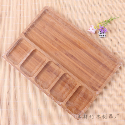 Tea Grid Plate Hotel Creative Plate Dim Sum Plate Japanese Western Food Tray Barbecue Plate Barbecue Dessert