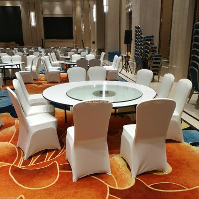 Hunan changsha hotel banquet chair cover restaurant wedding banquet cloth grass conference thickened elastic chair cover
