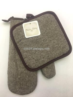 Microwave Oven Gloves Mat Heat Insulation Gloves Mat Oven Glove Pad