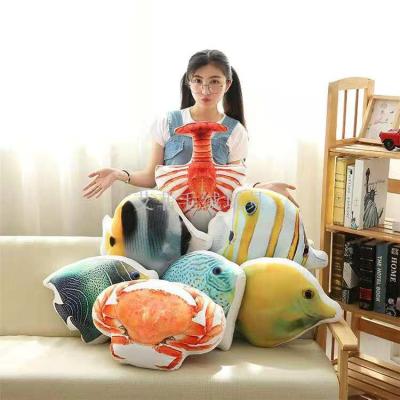 Creative Marine simulation tropical fish Creative lobster crab pillow pillow