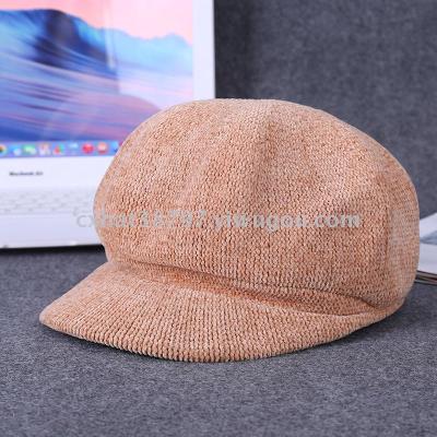 Autumn and winter snow anise hat British vintage cap leisure painter cap