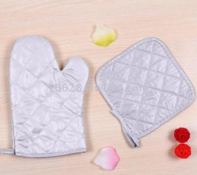 Microwave Oven Gloves Mat Heat Insulation Gloves Mat Oven Glove Pad