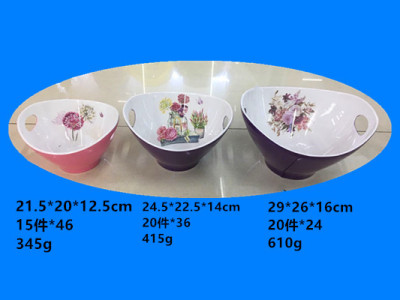 Melamine tableware, fruit plate, salad bowl, A5, 100% Melamine material, hot style