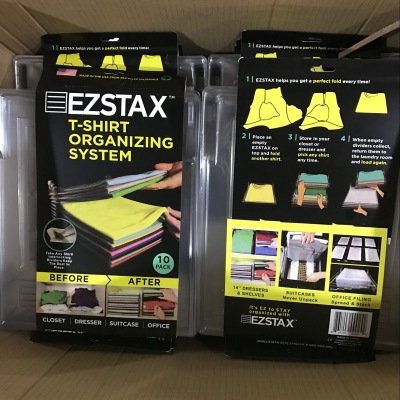 Ezstax folding clothes hanger. God of storage.PVC clothing sorting. Manufacturers direct sales of new clothes.