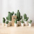 INS cactus small bonsai dessert shop window small fresh decoration props creative potted table furnishings