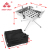 304 stainless steel outdoor portable folding point charcoal stove charcoal grill grill barbecue barbecue Korean