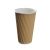 Corrugated cup disposable coffee cup packaging milk tea cup hot drink paper cup thickened cup with cover wholesale