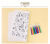 Children graffiti animal pattern color painting environmental protection children painting silicone diagram