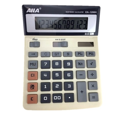 EA-1200H Solar Calculator Computer Button Time for Finance Purposes