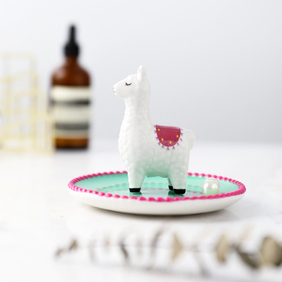 Nordic modern simple alpaca furniture children's clothing shop cabinet decoration crafts dessert shop shelf creativity