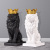 Furniture ACTS the role of Nordic wind originality wine ark TV ark decorates crown lion handicraft marriage gift animal