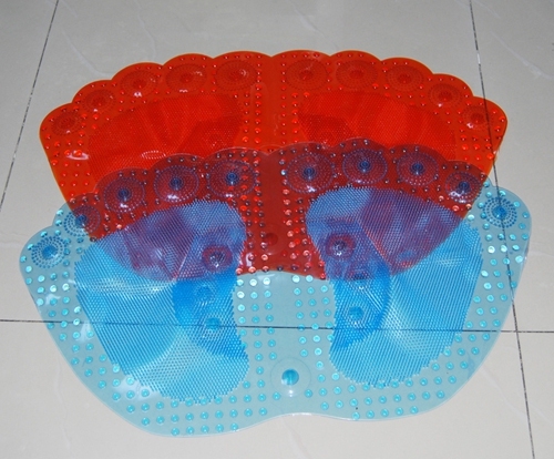 Solid Color/Transparent Feet Batoom Mat Batoom Massage Mat Non-Slip Mat PVC Batoom Mat