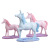 Nordic wind creative resin arts and crafts gift sets lovely unicorn office desktop decoration home decoration