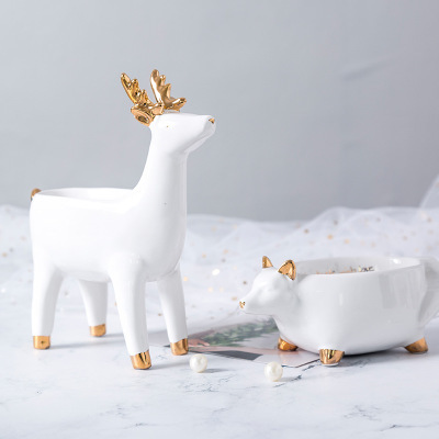 Nordic individuality unicorn furnishings children room nightstand creative decoration dessert shop front 