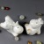 Ceramic handicraft of foreign trade pottery and porcelain of northern Europe places a white porcelain unicorn mini 