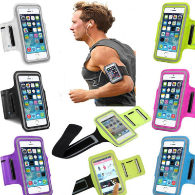 Outdoor sports arm bag mobile phone arm belt running fitness wrist bag mobile phone arm bag apple samsung universal