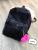Japanese Sweet Loving Heart Plush Backpack Pink Soft Girl Cute Pendant Backpack Versatile Women's Bag