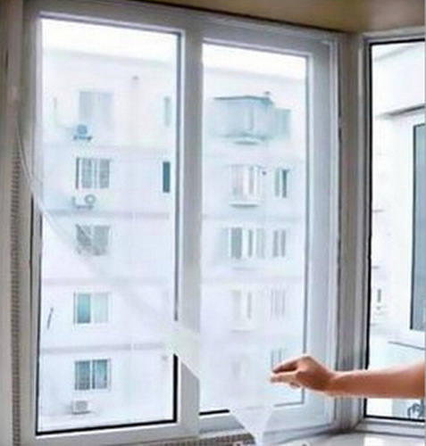 Self-Adhesive Anti-Mosquito Screen Window DIY Anti-Mosquito Window Screen Voile Invisible Simple Screen Window with Velcro Wholesale