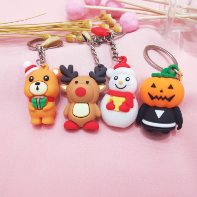 Lovely Christmas car accessories creative accessories doll accessories key accessories bag accessories hanging ornaments