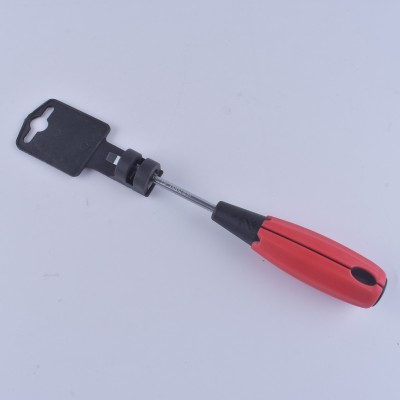 Household single-word screwdriver 6150 pole dual-color hole handle