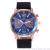 New fashion hot sale gun black big dial three eyes decoration belt men's watch quartz watch 9