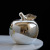 Gold-plated apple ceramic furnishing pieces of modern minimalist Nordic wind home decoration creative Christmas gifts