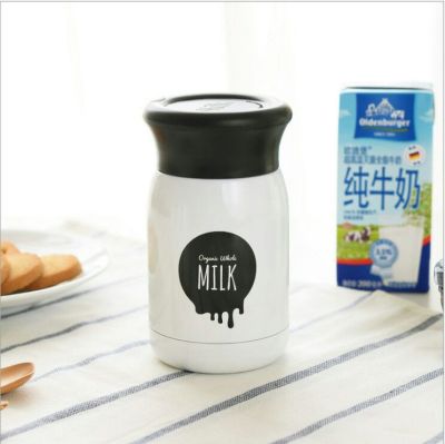 L22 Stainless Steel Couple Insulated Bottle Candy Color Thermos Bottle Mini Thermal Mug Portable Milk Cup