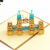 3D greeting card hand-carved vintage tower bridge 3D creative architectural paper carving empty greeting card