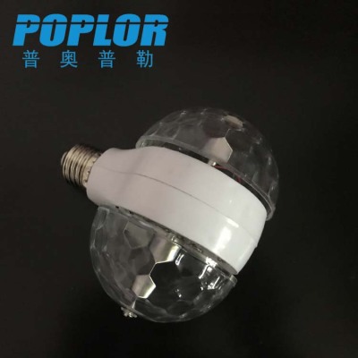 LED Magic Ball/Colorful Rotary Lamp/KTV atmosphere lamp/Home Stage Lamp/E27/B22/two heads