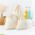 Cotton Linen Mori Style Solid Color Drawstring Bundle Buggy Bag Travel Clothing File Incense Storage Bag