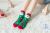 Christmas socks new cartoon coral velvet lady stockings thickened warm towel floor socks home socks sleep socks