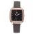 Fashion trend square star studded grinding fur belt watch for ladies student watch