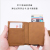 Aluminum alloy wallet automatic pop-up wallet anti-magnetic anti-theft brush metal creative card bag